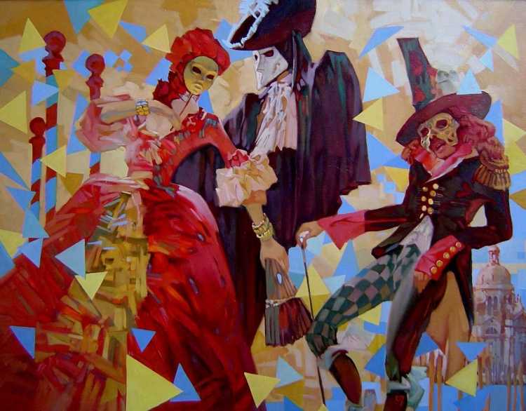 Венецианский карнавал композиция ДХШ