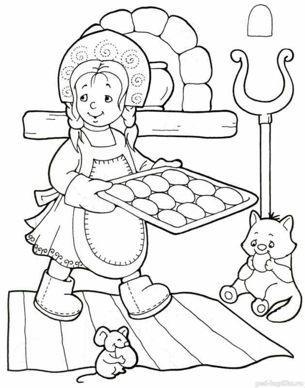 Раскраска. Теремок