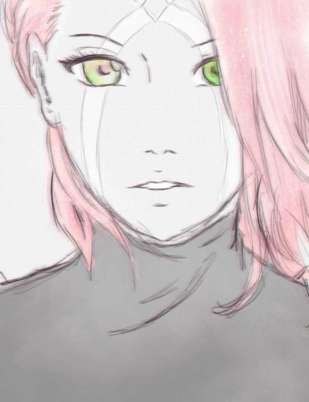 Сакура Харуно арт Манга