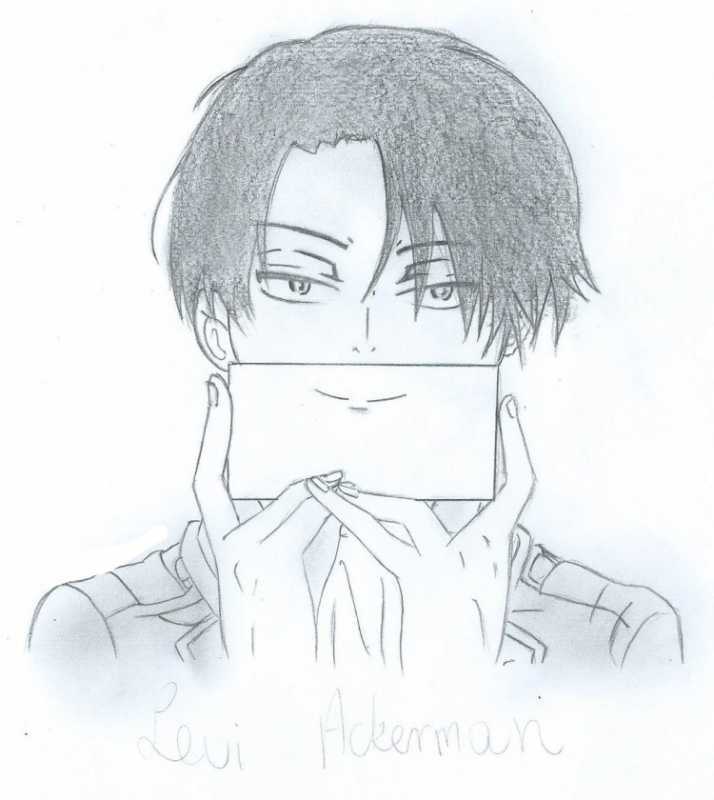 Аниме для срисовки Леви