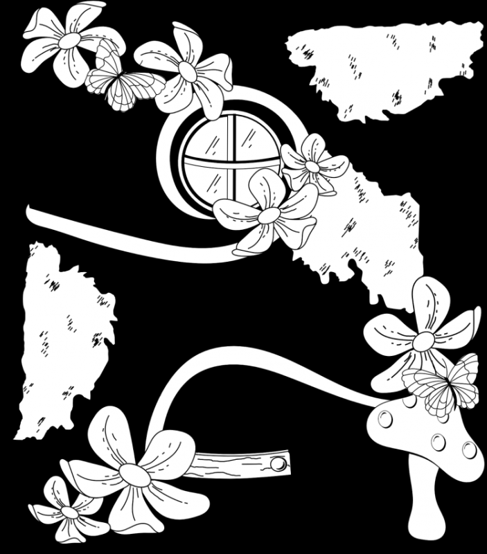 Дом раскраска