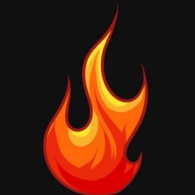 Пламя рисунок