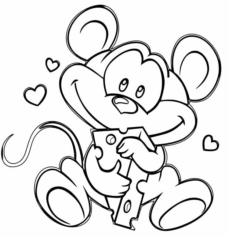 Мышь рисунок