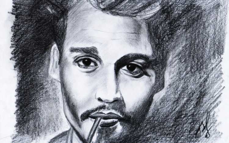 Джонни Депп портрет