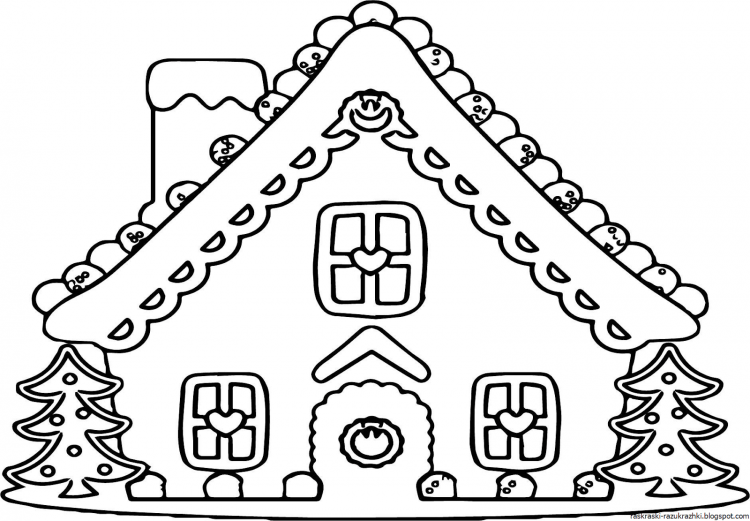Домик для раскрашивания
