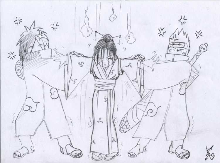 Акацуки Чиби Итачи и Кисаме