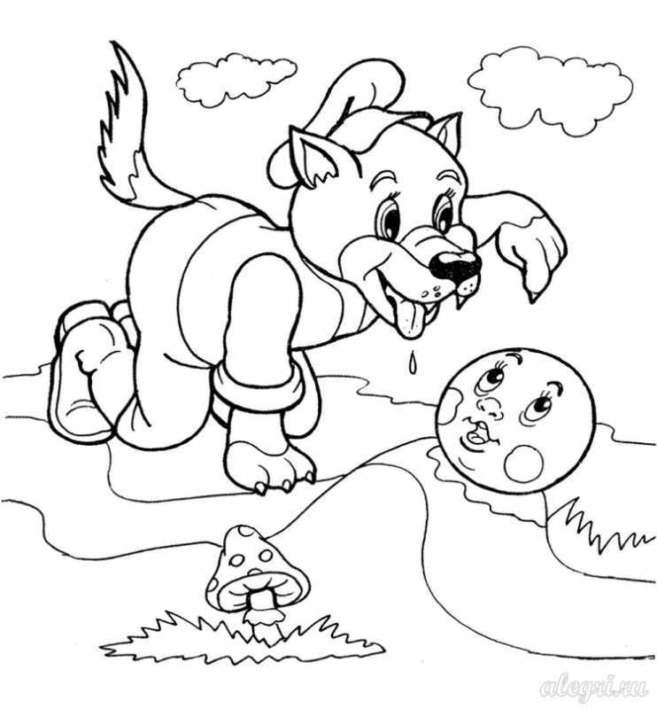 Народные сказки. Раскраска