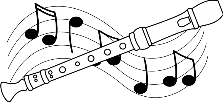 Трафареты музыкальных инструментов