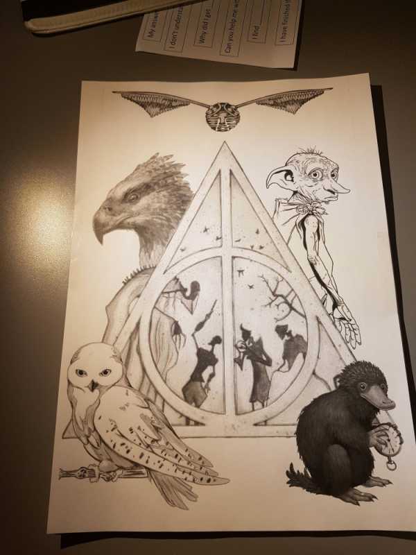 Магия Гарри Поттер скетчи