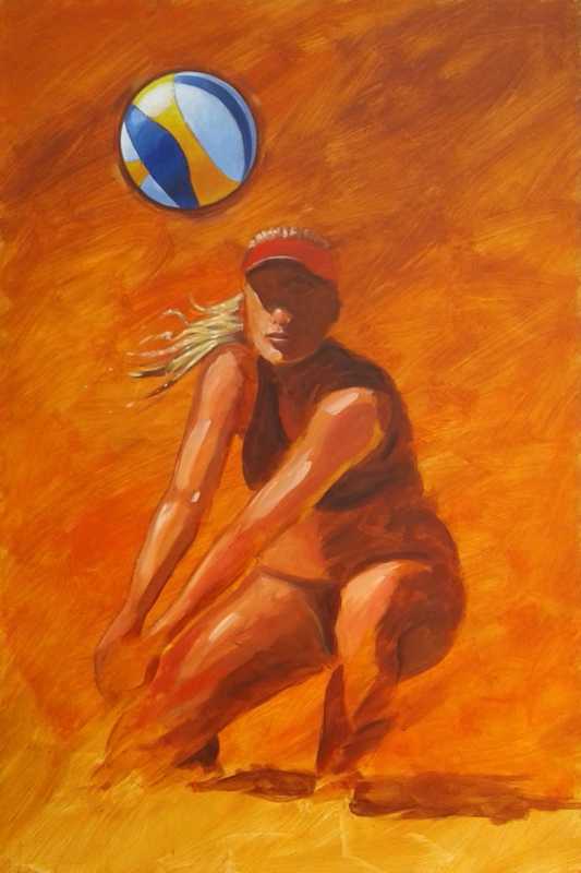 Волейбол в графике