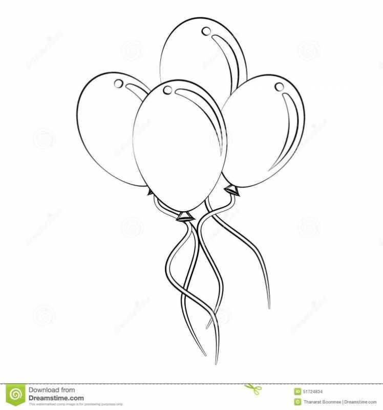 Шарики раскраска