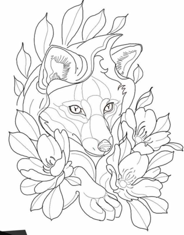 Раскраски для девочек Белочка