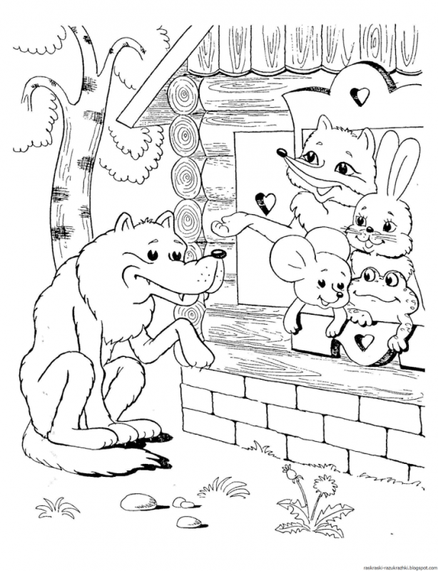 Сказки-раскраски. Колобок