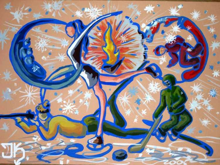 Рисунок посвященный олимпийским играм