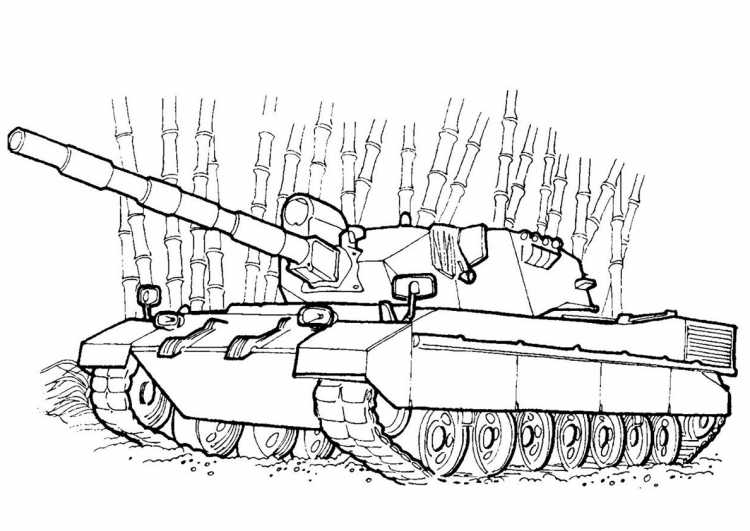 Раскраска танк Су 85