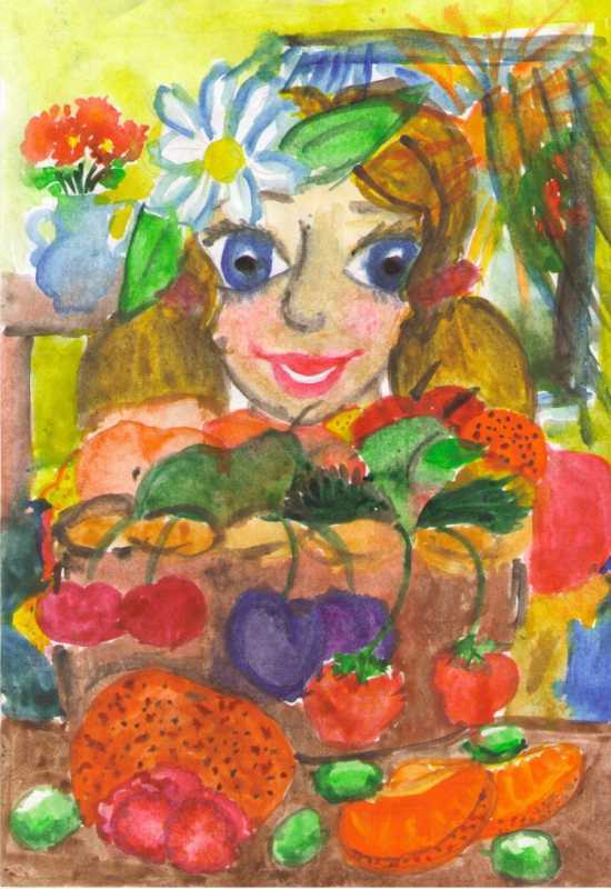 Плакат здоровое питание