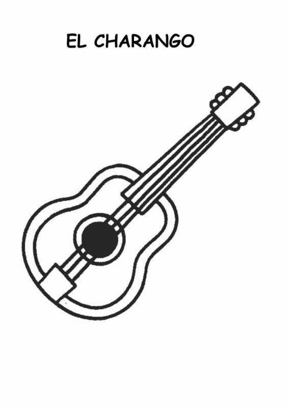 Арфа раскраска