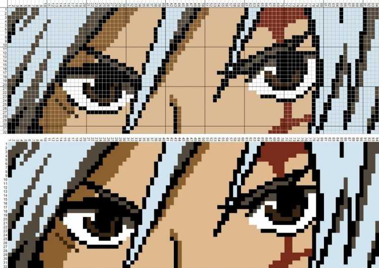 Аниме по клеточкам