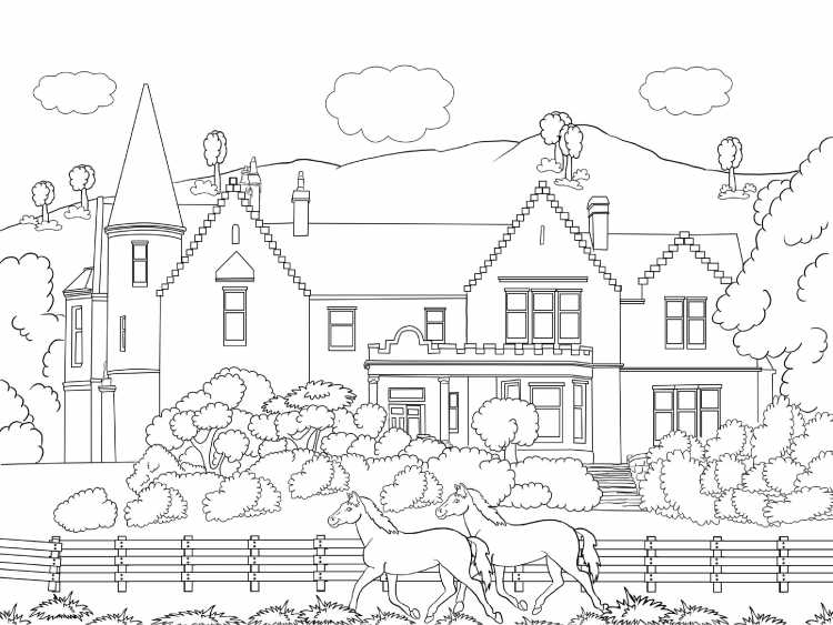 Раскраски природа и животные