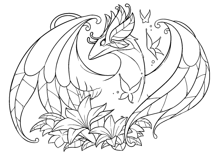 Китайский дракон раскраска