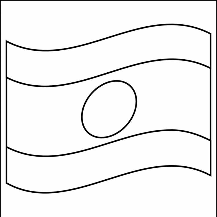 Ингушский флаг раскраска