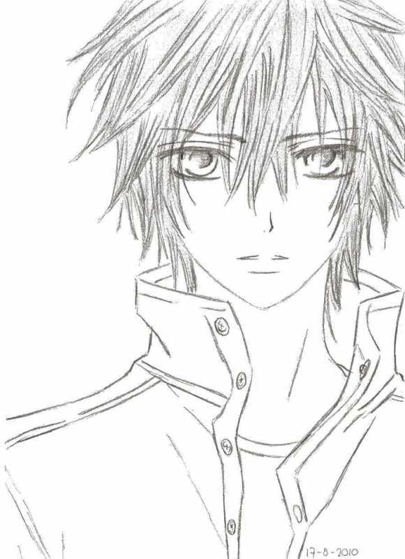 Анис е карандашом мальчик