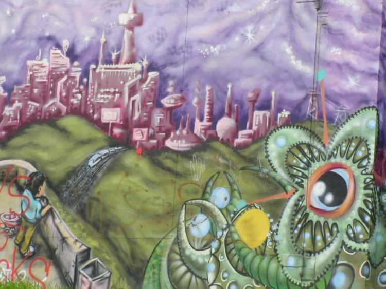 Город фантазий рисунки