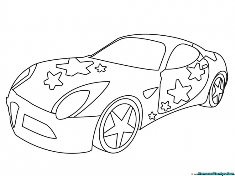 Раскраски машины