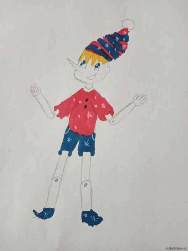 Рисование Буратино