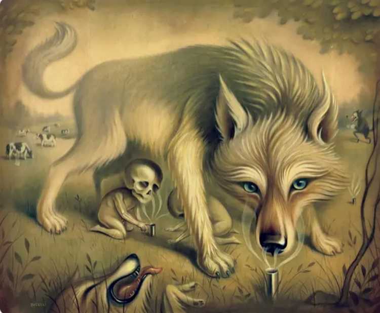 Картины с фантастическими животными