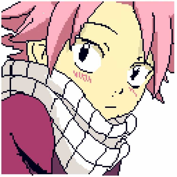 Хвост феи Pixel Art