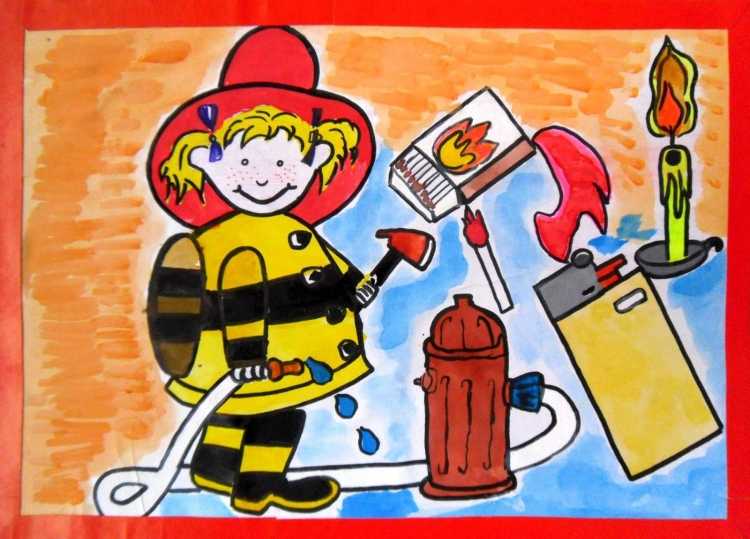 Рисунки детей на тему спасатели глазами детей