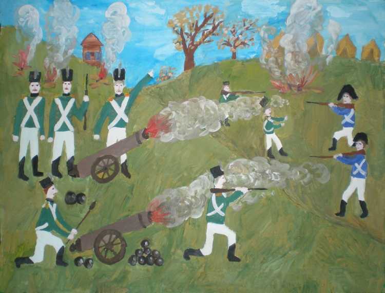 Сюжетная композиция Бородино