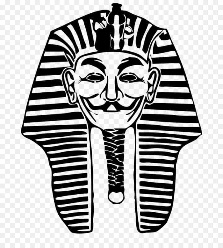 Гипсовая маска фараона тети