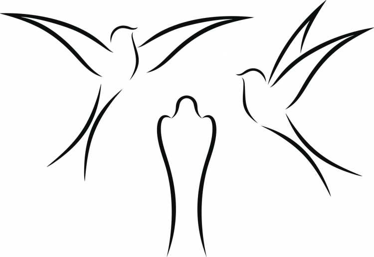 Ласточка карандашом