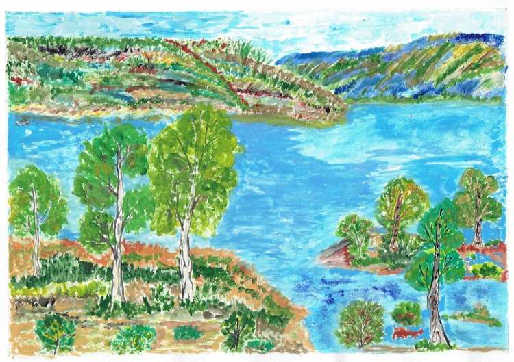 Мой родной край Саратов рисунки