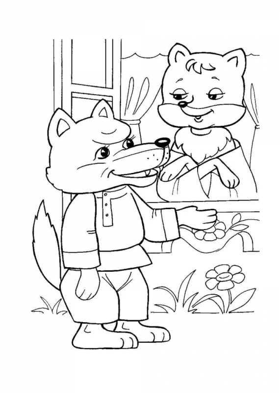 Раскраска. Теремок