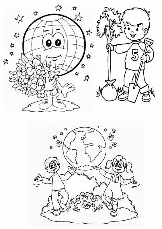 Земля карандашом