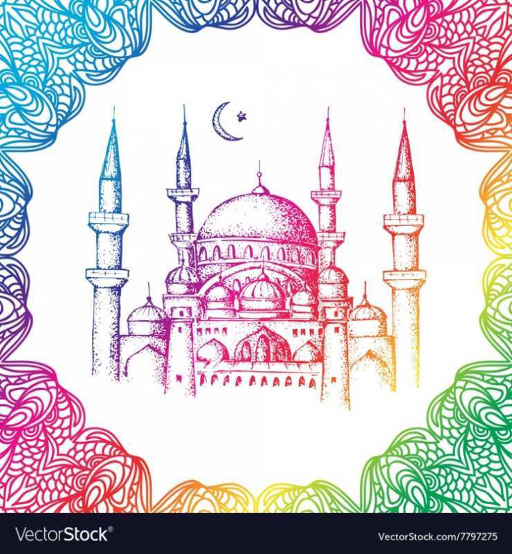 Мечеть векторный