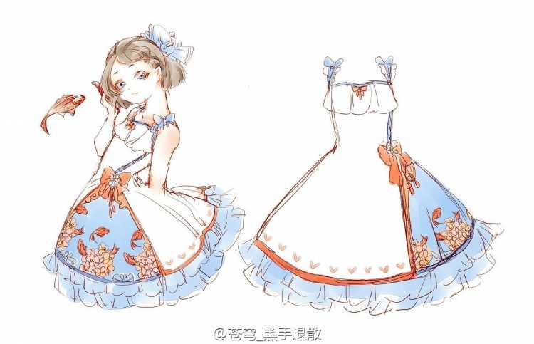 Референсы милых платьев