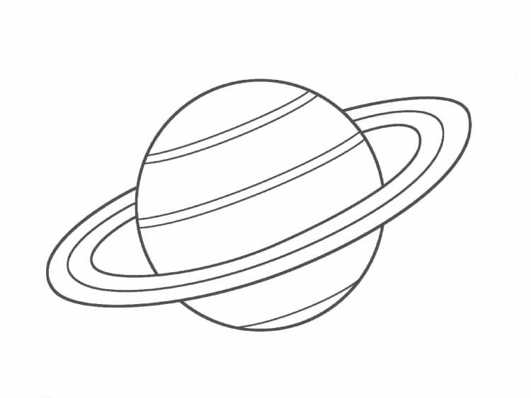 Сатурн Планета раскраска