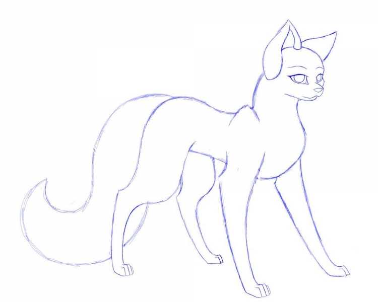 Манекены кошек для рисования