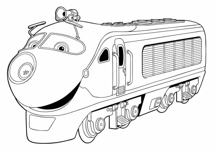 Раскраски для мальчиков поезда