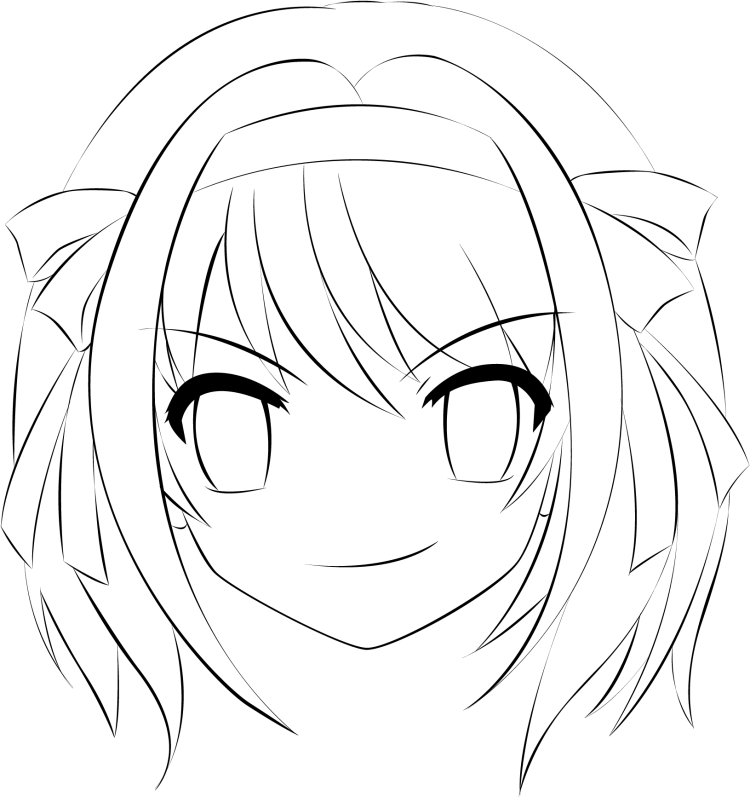 Аниме лицо