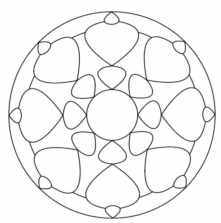 Мандала рисование для дошкольников