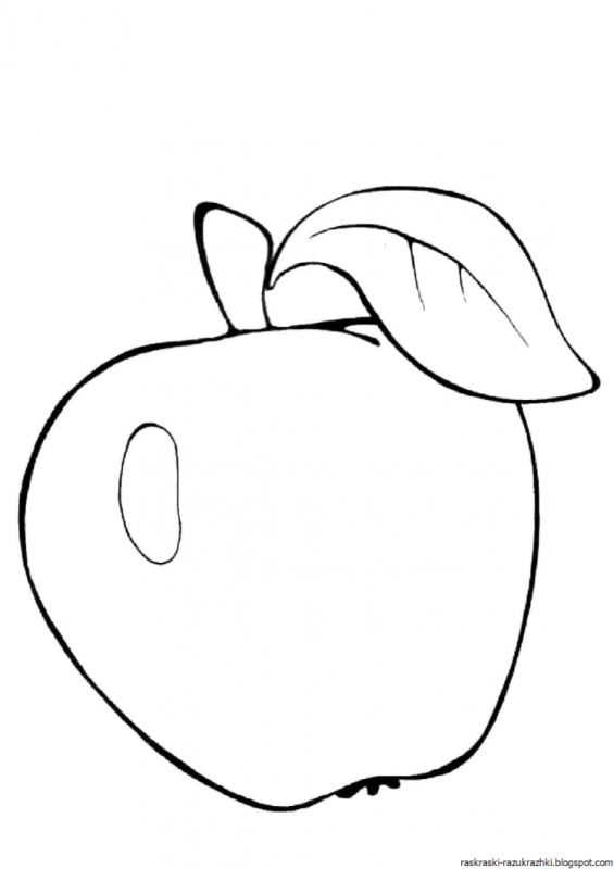 Раскраска "фрукты"