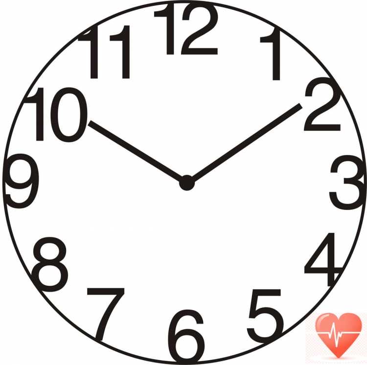 Clock Coloring Page