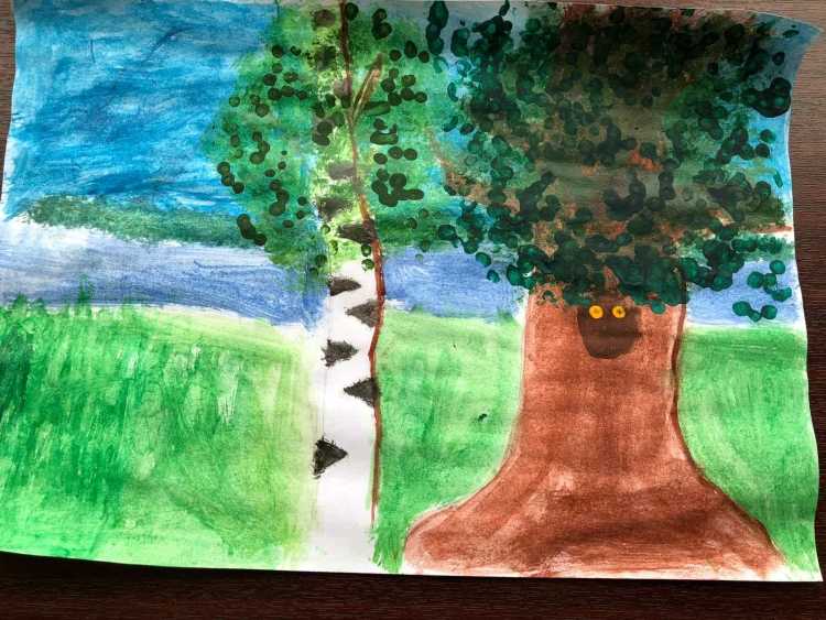 Родные просторы изо