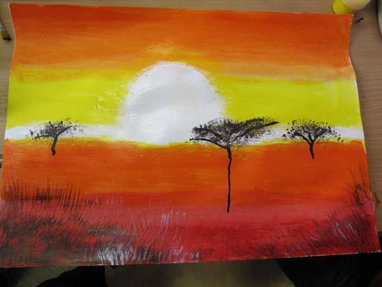 Рисование гуашью для начинающих