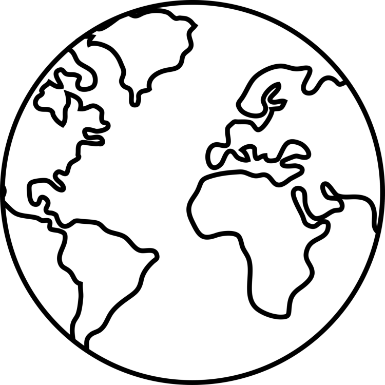 Планета земля раскраска для детей